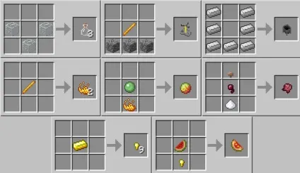 Що можна зробити в майнкрафт або рецепти minecraft (рецепти) Що можна зробити в майнкрафт або рецепти minecraft