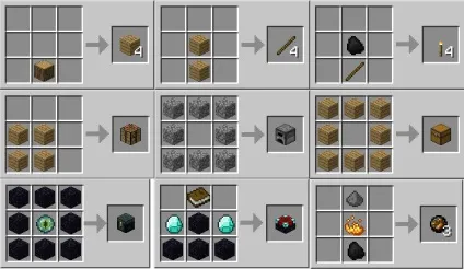 Що можна зробити в майнкрафт або рецепти minecraft (можна) Що можна зробити в майнкрафт або рецепти minecraft