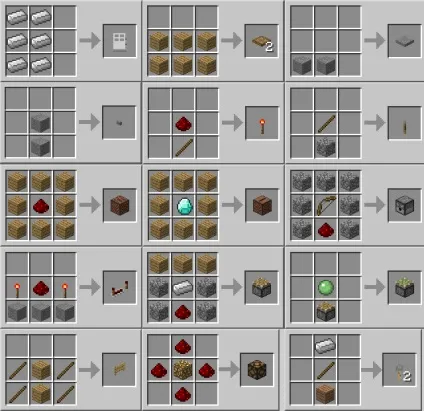 Що можна зробити в майнкрафт або рецепти minecraft (рецепти) Що можна зробити в майнкрафт або рецепти minecraft
