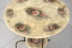 Декупаж журнального столика своїми руками етапи обробки (фото)