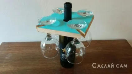 Тримач для келихів своїми руками, зроби сам (зроби) Тримач для келихів своїми руками, зроби сам