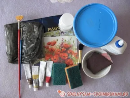 Декупаж обкладинки на паспорт, майстер-клас своїми руками (майстер-клас) Декупаж обкладинки на паспорт, майстер-клас своїми руками
