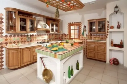 Дизайн кухні в українському національному стилі, designu (національна кухня) Дизайн кухні в українському національному стилі, designu