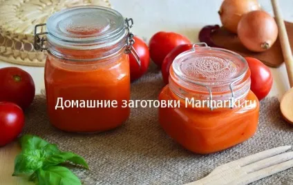 Домашня томатна паста на зиму (варіть хвилин Розлийте) Домашня томатна паста на зиму
