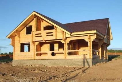Будинки з бруса від компанії дитинець