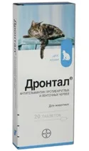 Дронтал (drontal) інструкція із застосування, опис, протипоказання, побічні дії, (протипоказання) Дронтал (drontal) інструкція із застосування, опис, протипоказання, побічні дії,