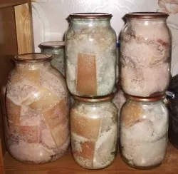 Рецепт соління сала в розсолі по-українськи (по-українськи) Рецепт соління сала в розсолі по-українськи