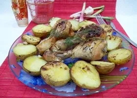 Рецепт тушкована куряча гомілка (рецепт) Рецепт тушкована куряча гомілка