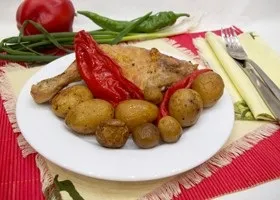 Рецепт тушкована куряча гомілка (куряча гомілка) Рецепт тушкована куряча гомілка
