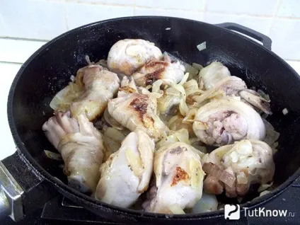 Рецепт тушкована куряча гомілка (куряча гомілка) Рецепт тушкована куряча гомілка