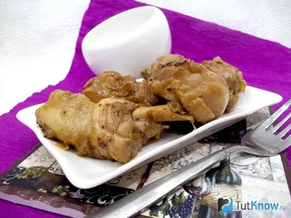 Рецепт тушкована куряча гомілка (куряча гомілка) Рецепт тушкована куряча гомілка