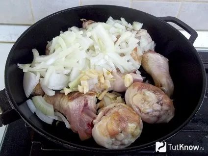Рецепт тушкована куряча гомілка (тушкована курка) Рецепт тушкована куряча гомілка