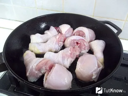 Рецепт тушкована куряча гомілка (куряча) Рецепт тушкована куряча гомілка