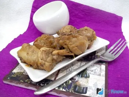 Рецепт тушкована куряча гомілка (гомілка) Рецепт тушкована куряча гомілка