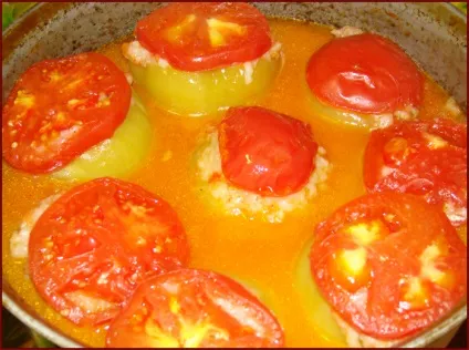 Фарширований перець - ну дуже смачно
