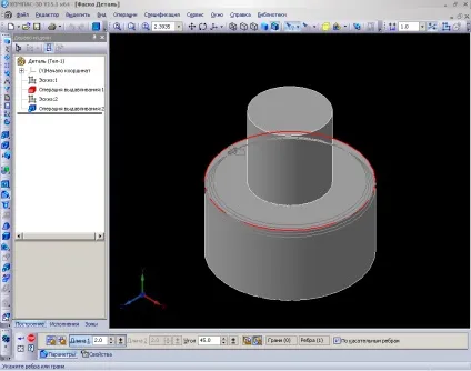 Фаска і скругление компас 3d