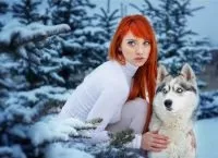 Фотосесія з хаскі