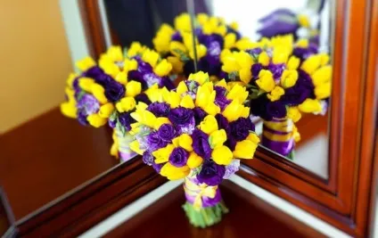 Фіолетово-жовта весілля ефектність і позитив (фіолетово-жовта) Фіолетово-жовта весілля ефектність і позитив