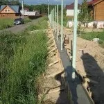 Фундамент під відкатні ворота - схема конструкції фундаменту