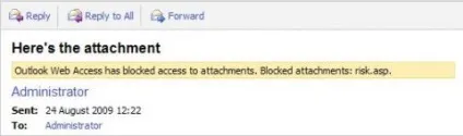 Функції безпеки outlook web access (частина 4) (outlook) Функції безпеки outlook web access (частина 4)