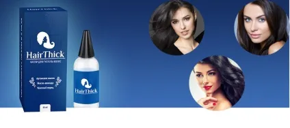 Hairthick краплі для густоти волосся - детальний огляд, курс, недоліки, відгуки правдиві, як