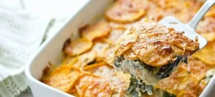 Гратен - рецепти класичні з картоплі, з грибами, сиром і вершками, куркою і цвітною капустою (вершками) Гратен - рецепти класичні з картоплі, з грибами, сиром і вершками, куркою і цвітною капустою