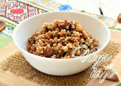 Гречка з тушонкою рецепт з фото крок за кроком (рецепт) Гречка з тушонкою рецепт з фото крок за кроком