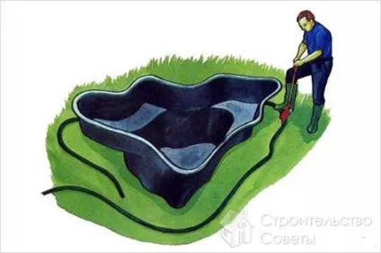 Штучна водойма своїми руками - ставок на дачі (фото) (водойму своїми руками) Штучна водойма своїми руками - ставок на дачі (фото)