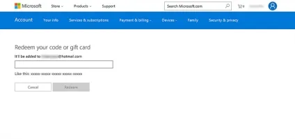 Як активувати код передоплати xbox (xbox) Як активувати код передоплати xbox
