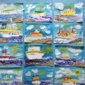 Малювання в нетрадиційних техніках «ми малюємо море» (море) Малювання в нетрадиційних техніках «ми малюємо море»