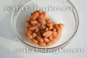 Салат з квасолею, сиром і помідорами - рецепт з фото (салат) Салат з квасолею, сиром і помідорами - рецепт з фото