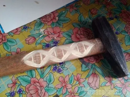 Різьблена ручка молотка своїми руками (ручка) Різьблена ручка молотка своїми руками