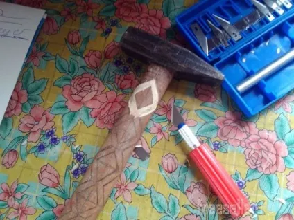 Різьблена ручка молотка своїми руками (молотка) Різьблена ручка молотка своїми руками