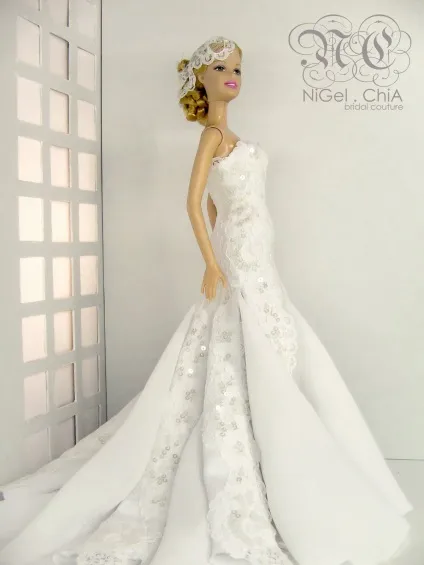 Романтичні весільні сукні для барбі (barbie) 2010 року (сукні) Романтичні весільні сукні для барбі (barbie) 2010