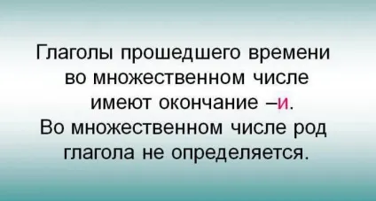 Як змінюються дієслова в минулому часі дієслова минулого часу змінюються по (змінюються) Як змінюються дієслова в минулому часі дієслова минулого часу змінюються за