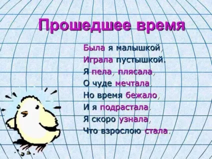 Як змінюються дієслова в минулому часі дієслова минулого часу змінюються по (минулому) Як змінюються дієслова в минулому часі дієслова минулого часу змінюються за