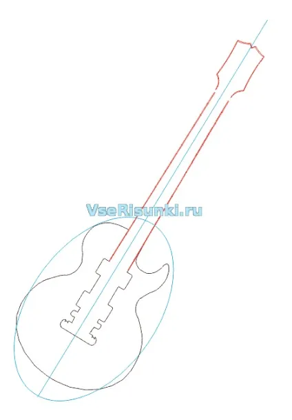 Як намалювати гітару олівцем поетапно (як намалювати) Як намалювати гітару олівцем поетапно
