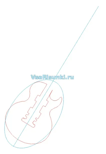 Як намалювати гітару олівцем поетапно (покроково) Як намалювати гітару олівцем поетапно