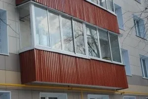 Як обшити балкон зовні профнастилом своїми руками (балкон) Як обшити балкон зовні профнастилом своїми руками