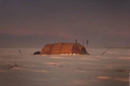 Як не замерзнути і зігрітися в наметі взимку, фотографії та подорожі по Чукотці (лід) Як не замерзнути і зігрітися в наметі взимку, фотографії та подорожі по Чукотці