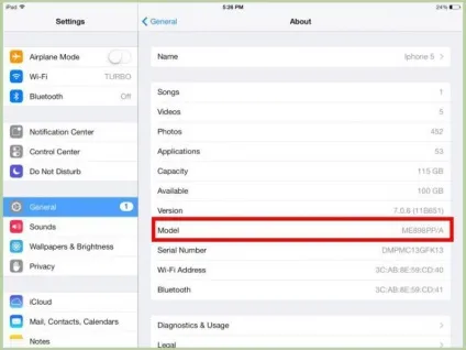 Як визначати моделі ipad (метод визначення моделі) Як визначати моделі ipad