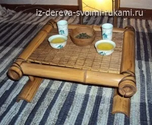 Як зробити чайний столик Чабанов з бамбука своїми руками, з дерева своїми руками! Цікаві (зробити) Як зробити чайний столик Чабанов з бамбука своїми руками, з дерева своїми руками! цікаві