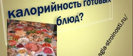Як рахувати калорії в готових стравах (готових) Як рахувати калорії в готових стравах