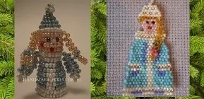 Як зробити новорічні іграшки з бісеру (бісер) Як зробити новорічні іграшки з бісеру