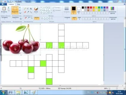 Як зробити кросворд в графічному редакторі paint (клас) Як зробити кросворд в графічному редакторі paint