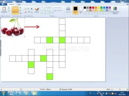 Як зробити кросворд в графічному редакторі paint (paint) Як зробити кросворд в графічному редакторі paint