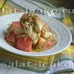 Салат з квасолею, сиром і помідорами - рецепт з фото (помідори) Салат з квасолею, сиром і помідорами - рецепт з фото