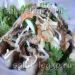 Салат з куркою, свіжим і маринованими огірками, рецепт (куркою) Салат з куркою, свіжим і маринованими огірками, рецепт