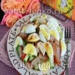 Салат з куркою, кукурудзою і морквою по-корейськи