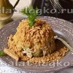 Салат з куркою, свіжим і маринованими огірками, рецепт (огірками) Салат з куркою, свіжим і маринованими огірками, рецепт